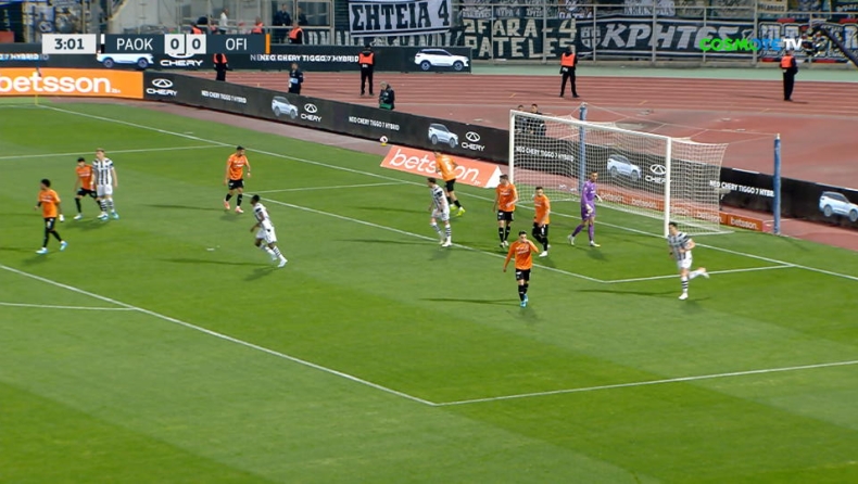 ΠΑΟΚ - ΟΦΗ (Τελικός): Πρώτη μεγάλη ευκαιρία με τον Κεντζιόρα (vid)