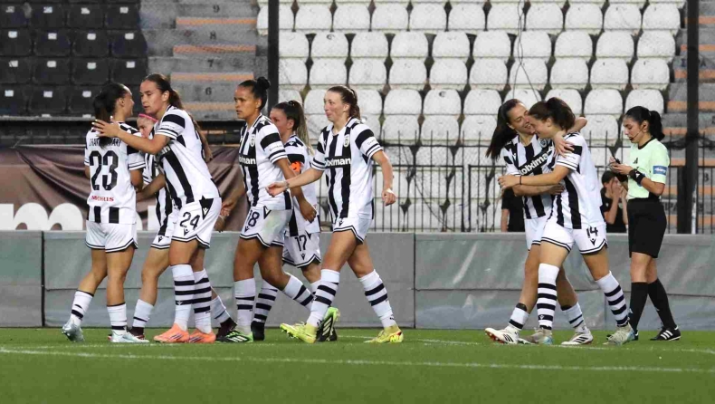 ΠΑΟΚ – Βόλος 6-0: Με εξάρα πήραν αήττητες το πρωτάθλημα οι «ασπρόμαυρες» (vids)