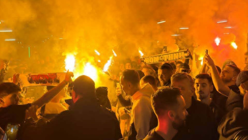 ΑΕΚ: Αποθέωση και στην Αθήνα για τους πρωταθλητές!