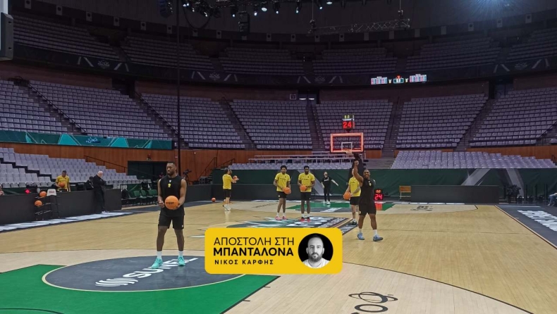 Final Four ΒCL: Το Gazzetta στο shootaround της ΑΕΚ πριν τη Μάλαγα και ο αποφασισμένος Νάναλι