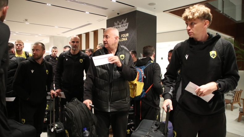 ΑΕΚ: Έφτασε στην Μπανταλόνα, την Πέμπτη στην Καταλονία ο Μάκης Αγγελόπουλος
