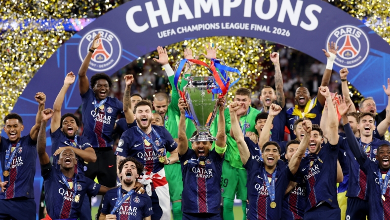 Τελικός Champions League 2026: Η απονομή της πρωταθλήτριας Παρί