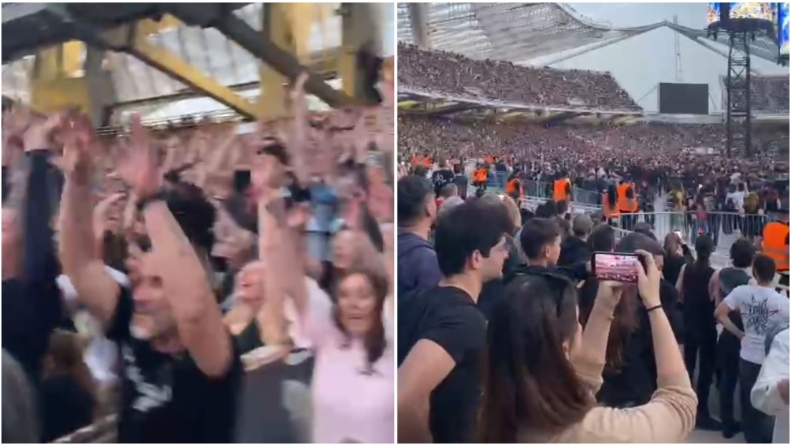 Συναυλία Metallica στο ΟΑΚΑ: Το βίντεο του Gazzetta Plus από το «κύμα» του κοινού