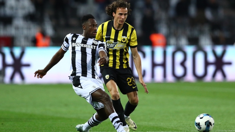 ΠΑΟΚ - ΑΕΚ 1-1: Εμεινε 3ος και τώρα τρέχει...