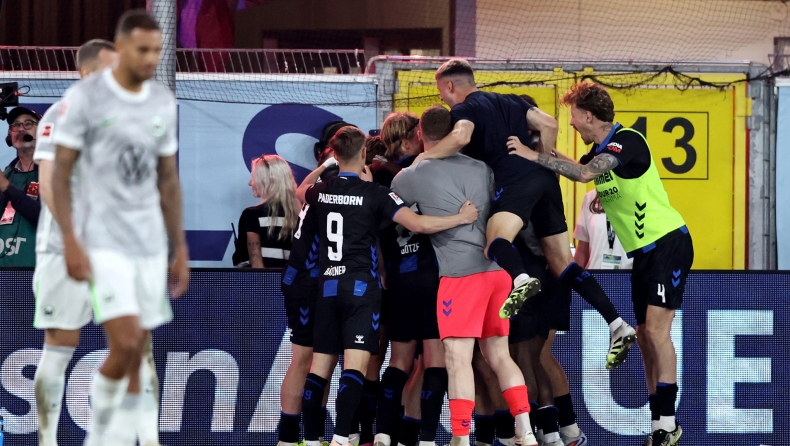 Πάντερμπορν - Βόλφσμπουργκ 2-1 παρ. (1-1 κ.δ): Στη δεύτερη κατηγορία η ομάδα του Κουλιεράκη!