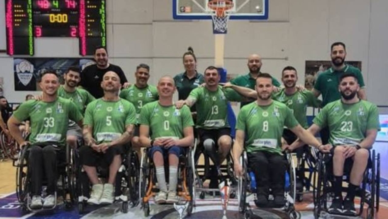 Παναθηναϊκός: Οι πρωταθλητές της ομάδας στο μπάσκετ με αμαξίδιο στη φιέστα στον Τάφο του Ινδού