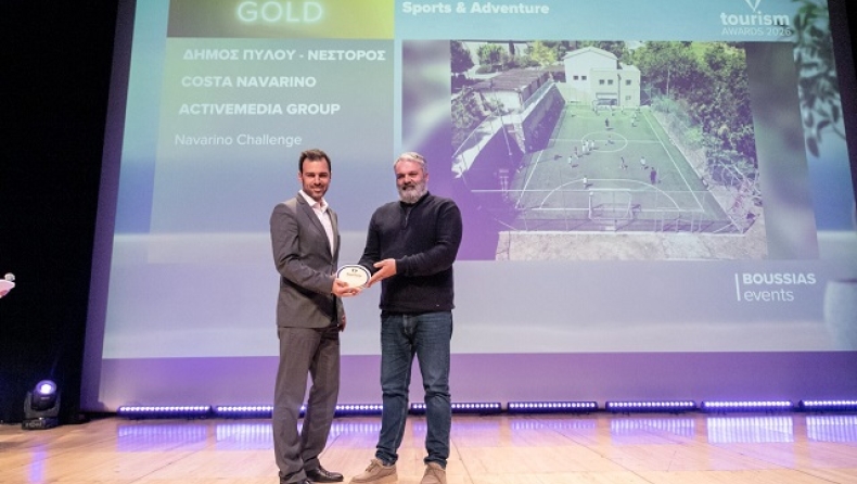 Τριπλή Διάκριση Κορυφής για το Navarino Challenge στα Tourism Awards 2026