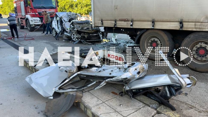Σοκαριστικό τροχαίο στη Ζαχάρω: Νεκρός 29χρονος μετά από σύγκρουση με νταλίκα
