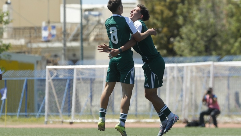 ΑΕΛ Novibet - Παναθηναϊκός Κ17 1-1: «Χρυσός» βαθμός και πρωταθλητής το «τριφύλλι»