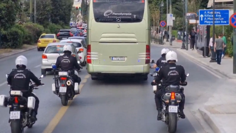 Παναθηναϊκός-Βαλένθια: Με ισχυρή αστυνομική συνοδεία η αποστολή των Ισπανών