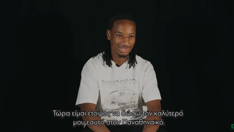 Καμαρά: «Είμαι περήφανος που βρίσκομαι στον Παναθηναϊκό, έτοιμος να δώσω τον καλύτερό μου εαυτό»