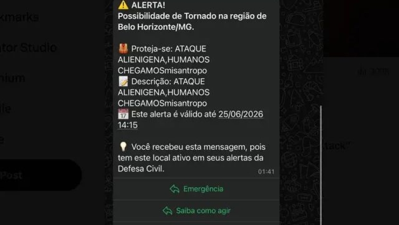 «Ξεκίνησε εξωγήινη εισβολή»: Το μήνυμα που έλαβαν εκατομμύρια Βραζιλιάνοι