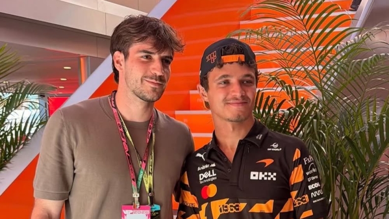 F1: O Φώτης Ιωαννίδης συνάντησε στη Βαρκελώνη τον Λάντο Νόρις