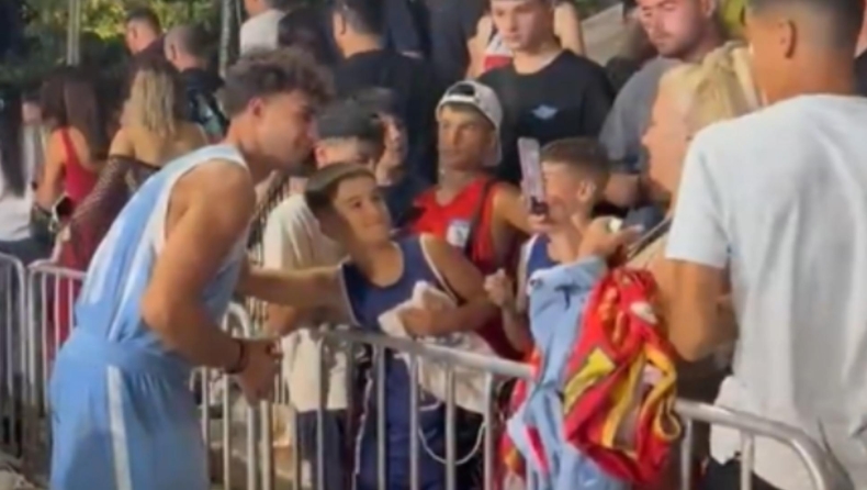 Aegeanball Festival: Ο Κωστούλας δεν σταμάτησε να βγάζει φωτογραφίες (vid)