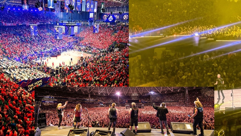 Metallica, Iron Maiden ή Final Four; Το γεγονός που «κούνησε» περισσότερο το ΟΑΚΑ και κατέγραψε ο σεισμογράφος