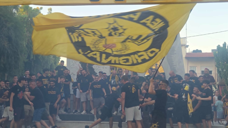 ΑΕΚ: Απίστευτο πάρτι για την κούπα στην Νέα Πέραμο