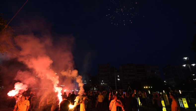ΑΕΚ: Κιτρινόμαυρη γιορτή στην Δράμα για το τρόπαιο του πρωταθλήματος