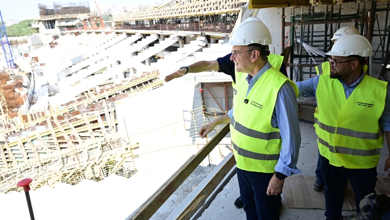 Ο Χατζηδάκης στον Βοτανικό: «Ο Παναθηναϊκός θα παίξει στο νέο του γήπεδο τη σεζόν 2027-2028»