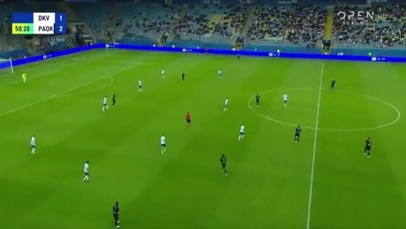 Ντιναμό Κιέβου - ΠΑΟΚ: Ο Σανταμαρία έκανε το 3-1