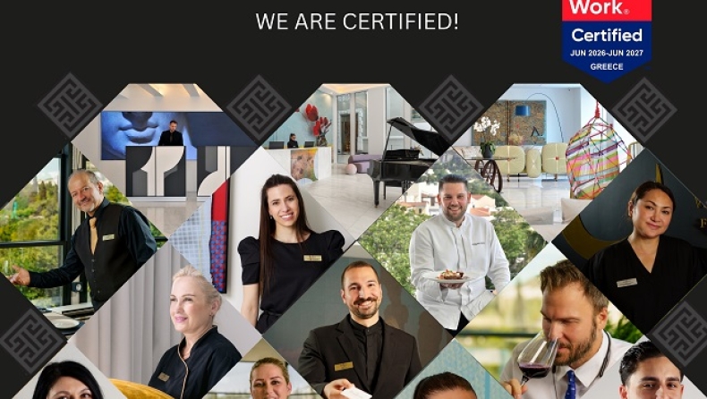 Ο Όμιλος Athenaeum Hotels απέκτησε την Πιστοποίηση Great Place to Work®