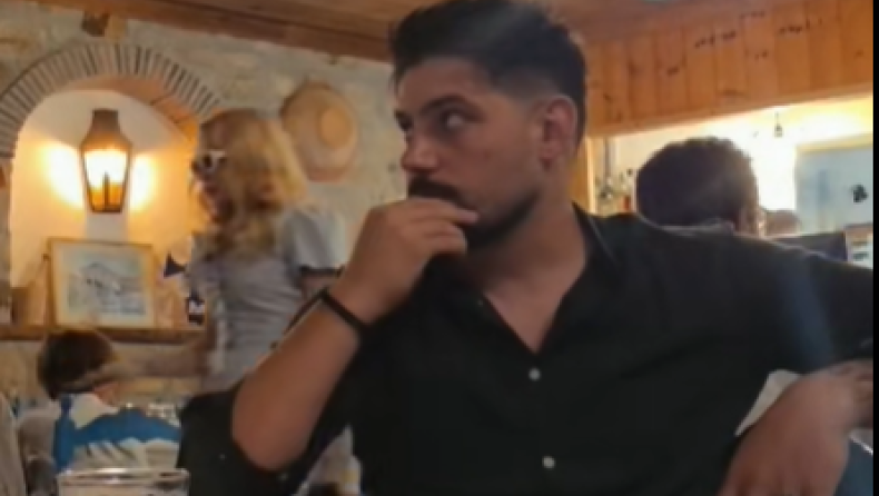 Μαντόνα: Viral βίντεο από την Πάτμο - Άνδρας έβγαζε selfie σε ταβέρνα και εκείνη πέρασε πίσω του