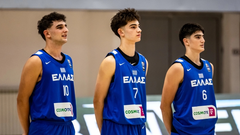 Ευρωπαϊκό Πρωτάθλημα U16: Παρακολουθήστε την αναμέτρηση της Εθνικής Παίδων με αντίπαλο τη Γεωργία