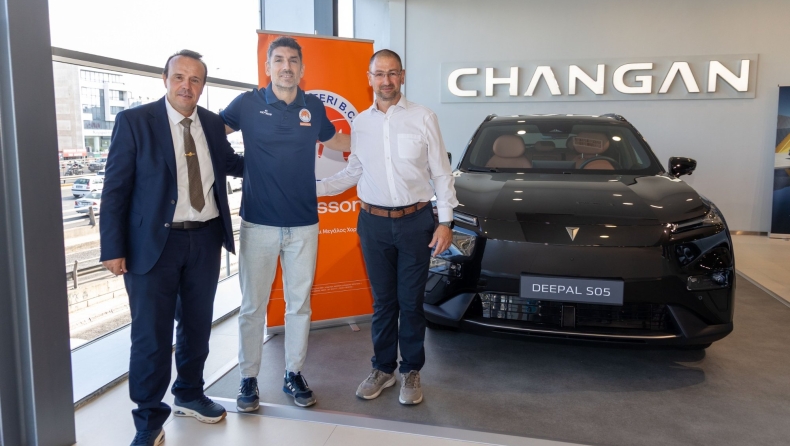 CHANGAN: Μεγάλος χορηγός της ΚΑΕ Περιστέρι Betsson