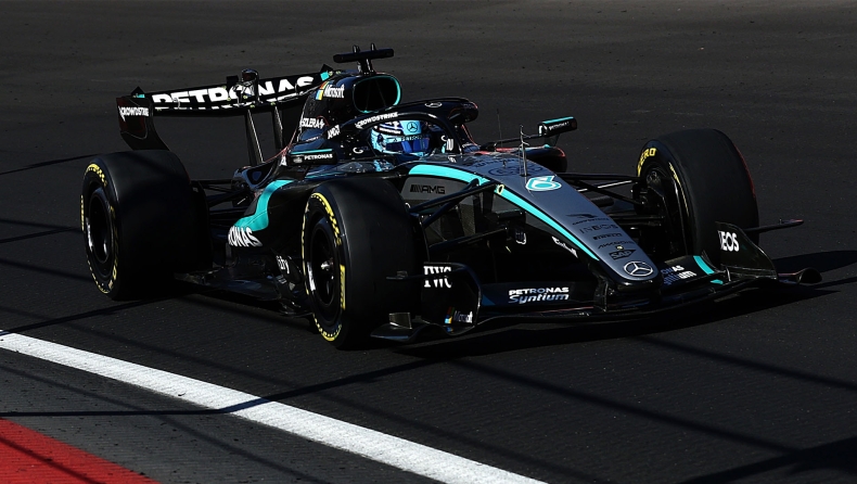 F1: Ο Ράσελ ταχύτερος στο FP1 του GP Αζερμπαϊτζάν, πρόβλημα για τον Αντονέλι