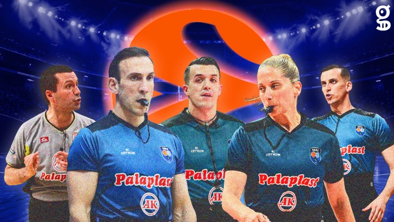 Οι πέντε Έλληνες διαιτητές στην Euroleague: Ανακαλύπτοντας τους άρτιους ρυθμιστές του παιχνιδιού