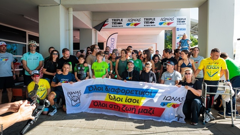 ΑμεΑ TRIPLE TRI: Ολοκληρώθηκε για 6η χρονιά το Τρίαθλο του ΙΩΝΑ στο ΟΑΚΑ