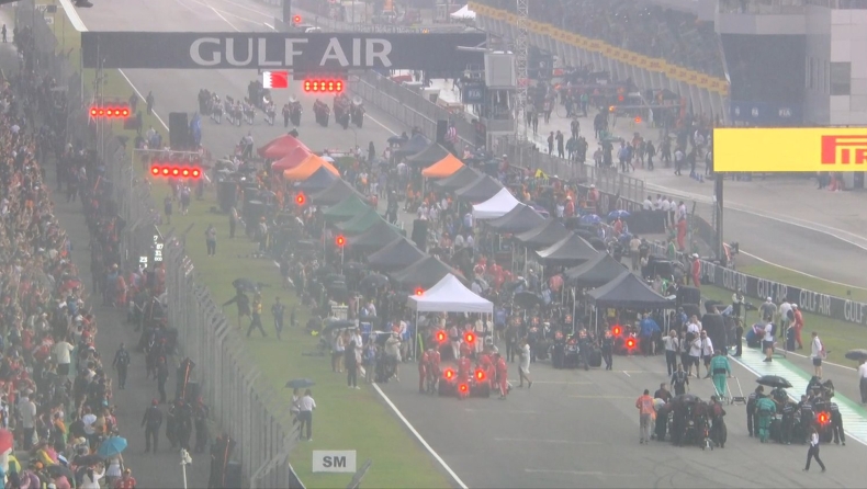 F1, Μπαχρέιν: Άνοιξαν οι ουρανοί στη Σεπάνγκ - Λίμνη η πίστα