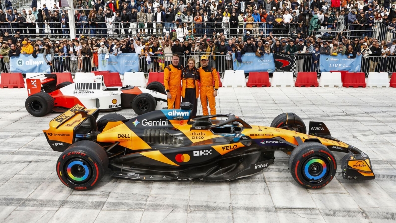 Allwyn x McLaren Racing Live in Athens: Μία αξέχαστη Formula 1 εμπειρία