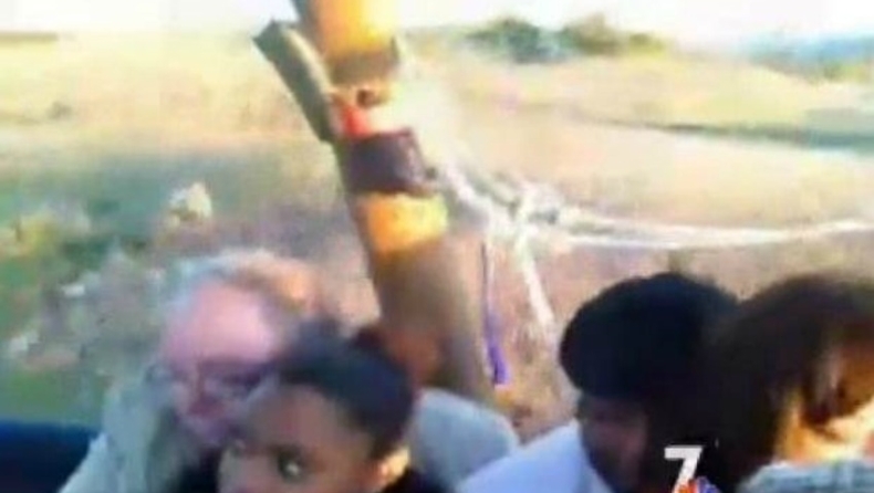 Παντρεύτηκαν σε αερόστατο, αλλά έπεσαν (vids)