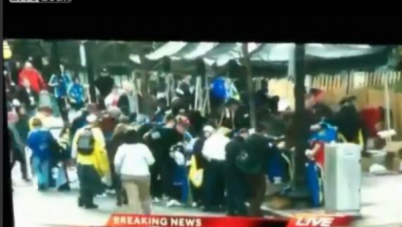 Μετά τις εκρήξεις, κάποιοι έκλεβαν ρούχα (vid)