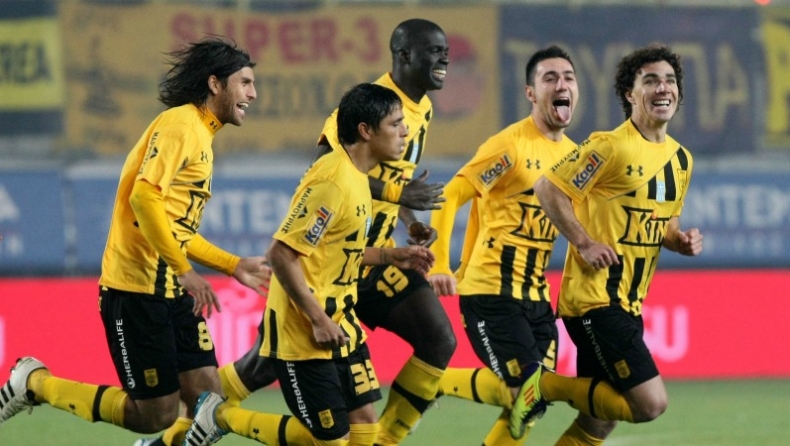 Γλέντι και ιαχές στα αποδυτήρια