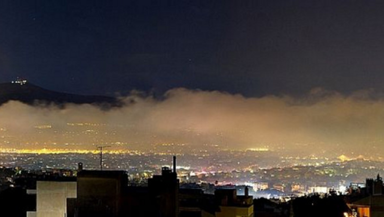 Το νέφος από τα τζάκια πνίγει την Αθήνα