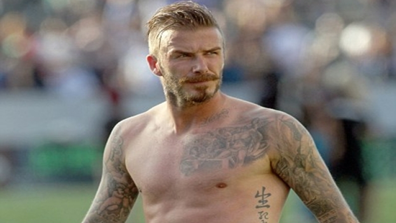 Ξανά... ημίγυμνος ο Μπέκαμ