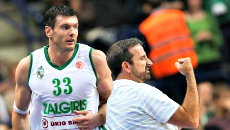 Στο 2-0 κι η Ζαλγκίρις Κάουνας