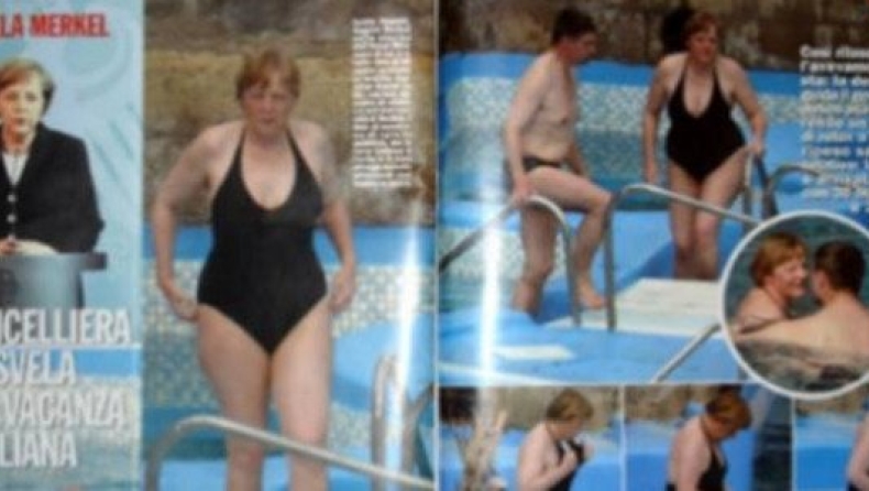 Κρατηθείτε, η Μέρκελ με μαγιό