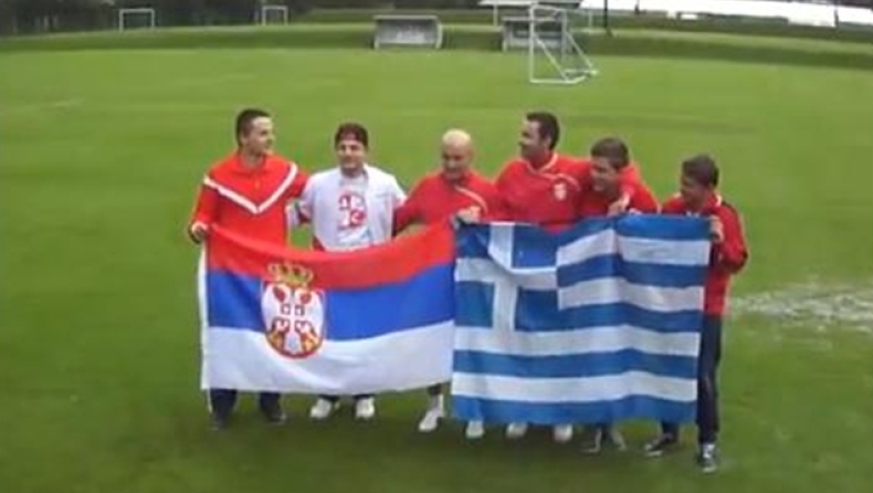 «Ολυ-μπι-ακός, Crvena Zvezda» (vids)