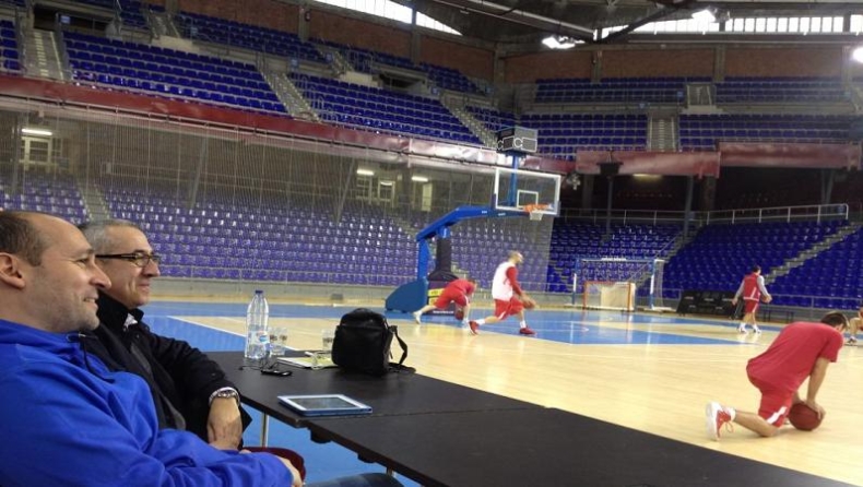 Στην προπόνηση ο Αγγελόπουλος (pics)