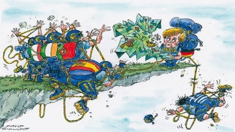 H ευρωζώνη σε ένα σκίτσο!