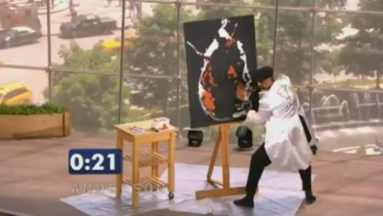 Τους... γλέντησε ο ζωγράφος! (vid)