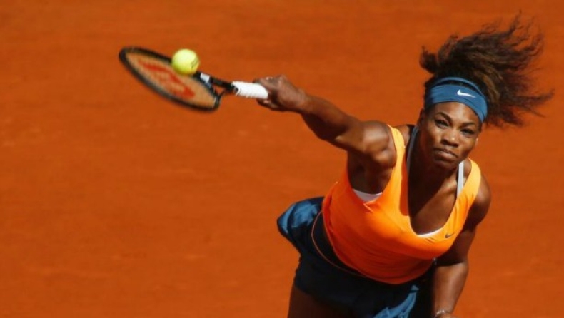 Προπόνηση μετά το ματς η Σερένα!