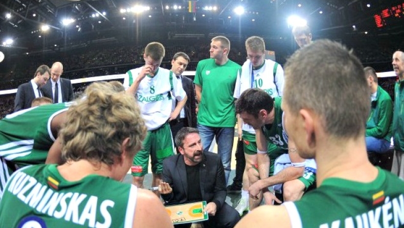 Ψεκάστε, σκουπίστε, σηκώσατε στη Ζαλγκίρις Κάουνας