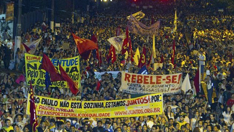 Λαοθάλασσα στους δρόμους της Βραζιλίας (pics)