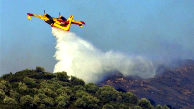 Στάχτη και καμμένα σπίτια αφήνει η φωτιά στο Μαρκόπουλο (vid+pics)