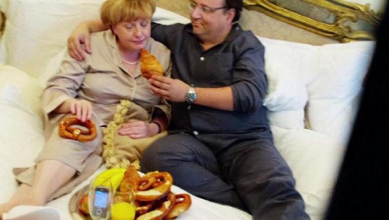 Γαλλία - Γερμανία: Δύο εξώφυλλα ρεζιλεύουν τους ηγέτες τους (pics)