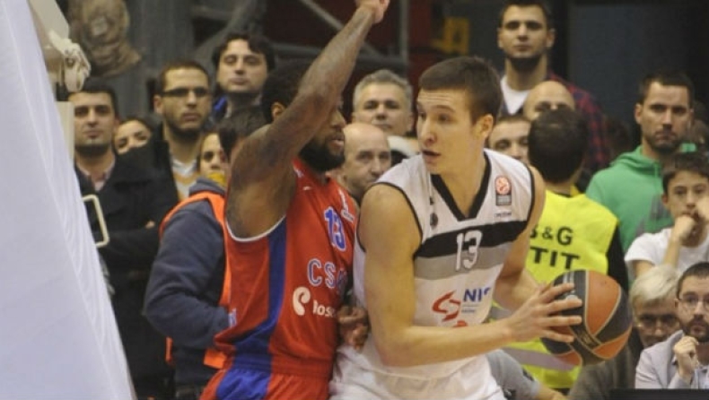 Παρτιζάν-ΤΣΣΚΑ Μόσχας 62-73