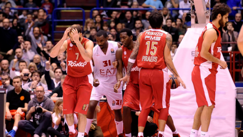 Αρμάνι Τζινς Μιλάνο-Ολυμπιακός 81-51 (vid)